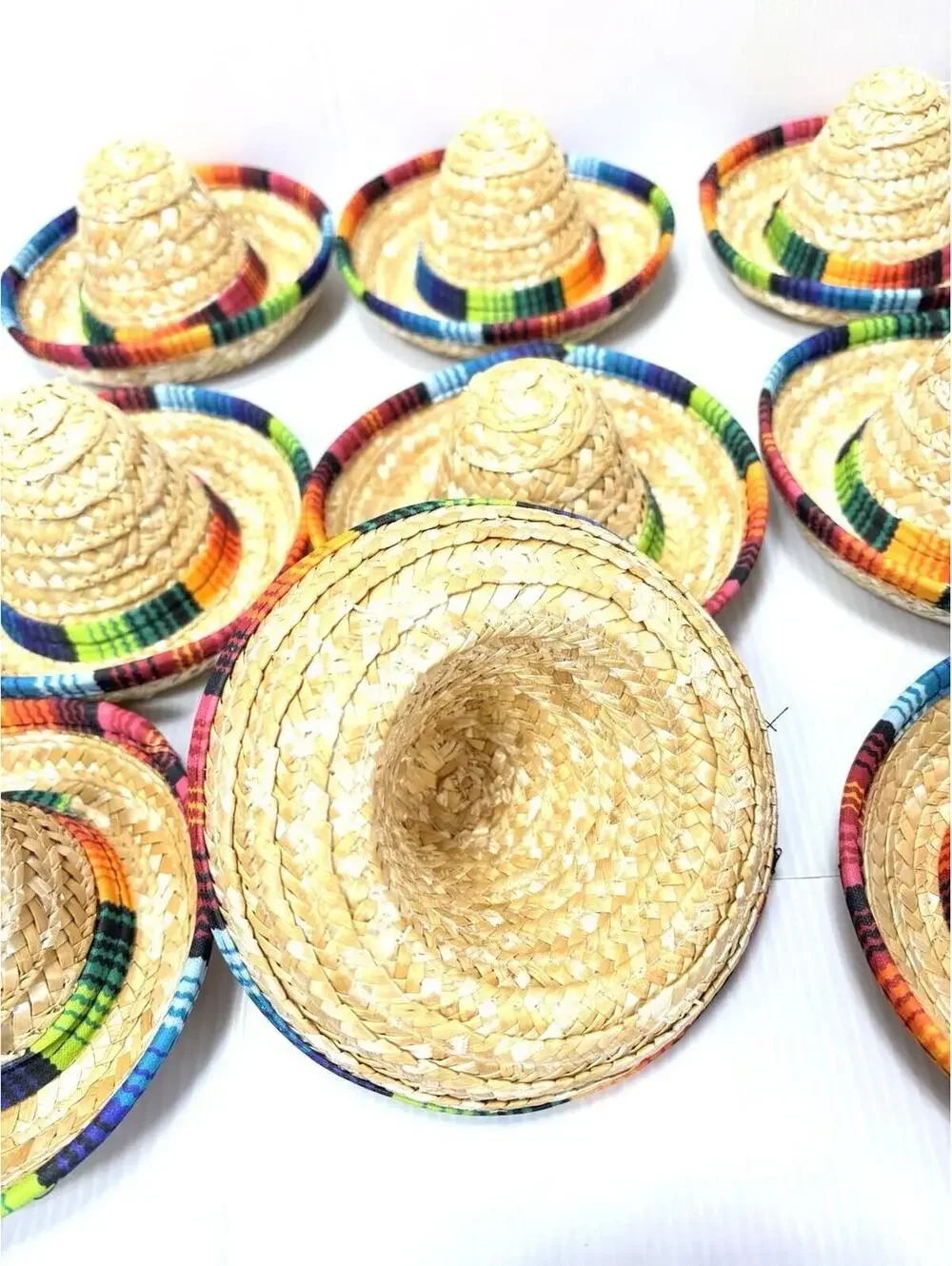 Mini Sombreros 12pc & 12pc Maracas Shakers Fiesta Party Noise Makers Mexican NEW